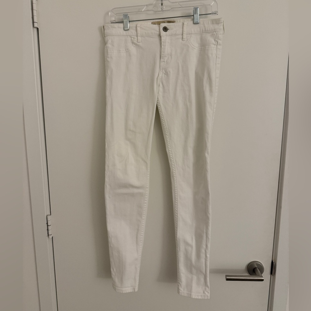 Hollister Women's White Skinny Jeans